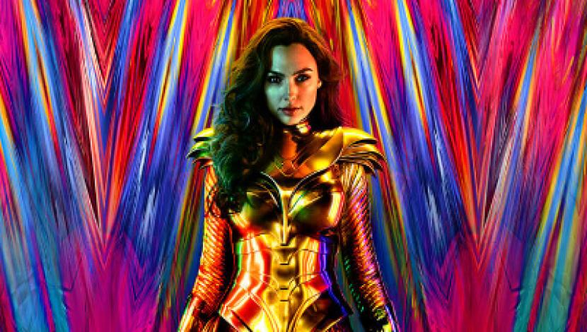 Gal Gadot dalam Wonder Woman 1984 yang tayang di bioskop pada Juni 2020. Penggemar mempertanyakan nasib Gal Gadot di DC Universe setelah Wonder Woman 3 tak jadi digarap.