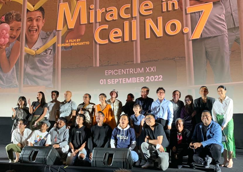 Gala Premiere remake Miracle in Cell No. 7 yang digelar di XXI Epicentrum Jakarta, Kamis (1/9/2022).