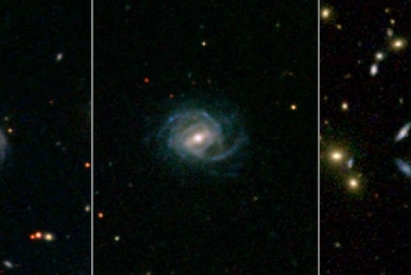 Galaksi spiral.