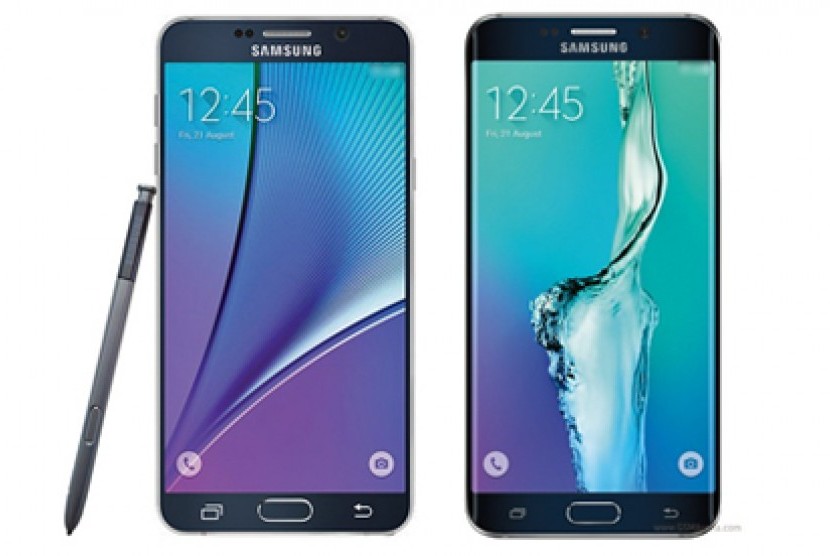 Gambar bocoran Samsung Galaxy Note 5 dan Galaxy 6 Edge Plus.