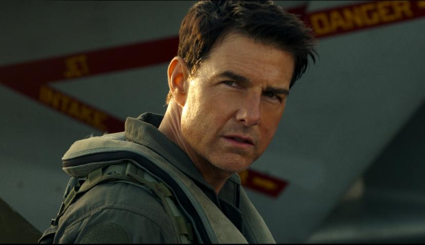 Foto ini dirilis oleh Paramount Pictures menunjukkan Tom Cruise sebagai Kapten Pete Maverick Mitchell dalam Top Gun: Maverick. Cruise akan menghadiri acara pemahkotaan Raja Charles III.