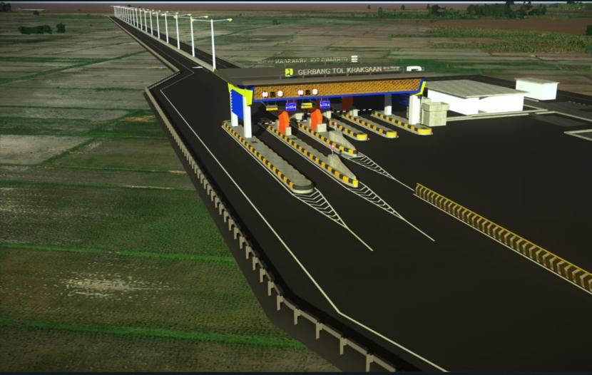 Gambaran ruas jalan tol Probolinggo-Banyuwangi yang pembangunannya masih dalam proses pembebasan lahan. PT Acset Indonusa Tbk (ACST) mencatatkan perolehan kontrak baru sebesar Rp 1,2 triliun.