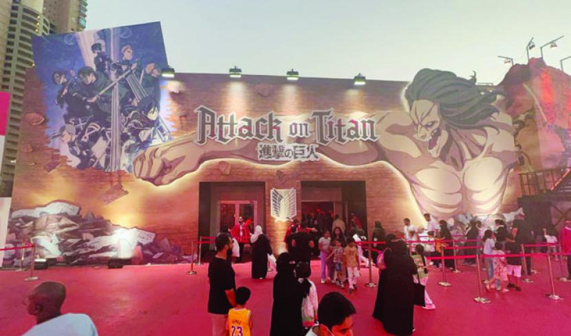 Game virtual Attack on Titan Hadir di Jeddah Season
