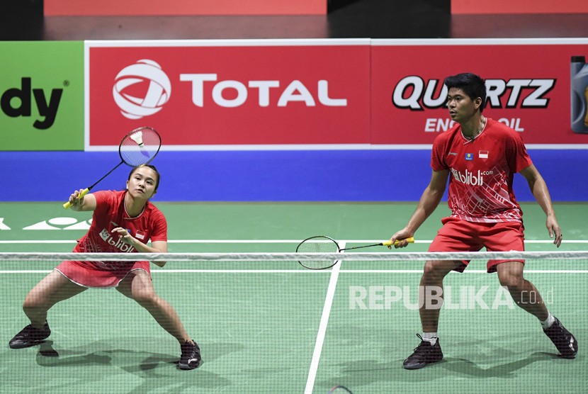 Ganda campuran Indonesia Melati Daeva Oktavianti (kiri) dan Praveen Jordan (ilustrasi)