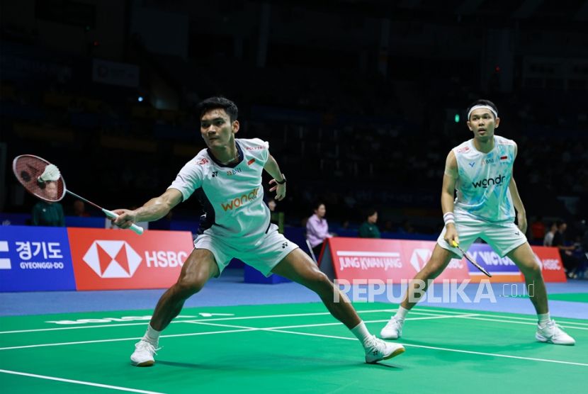 Ganda putra Indonesia Fajar Alfian/Muhammad Shohibul Fikri.
