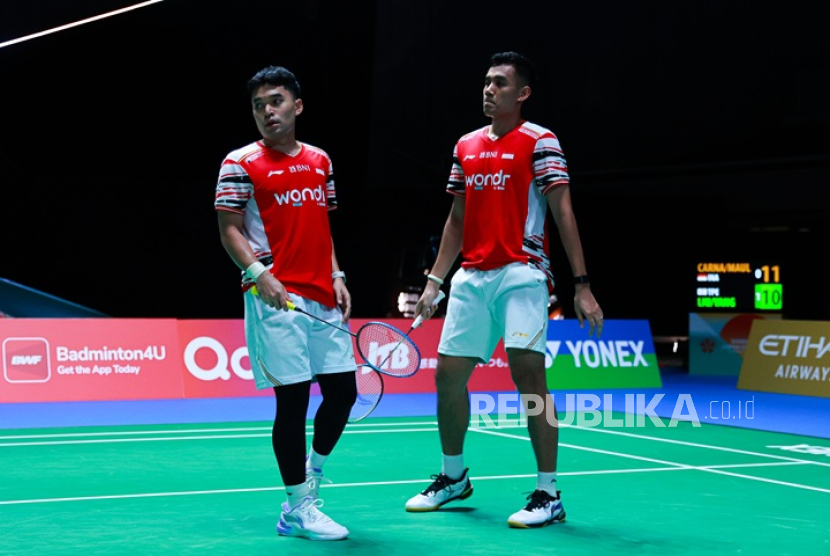 Ganda putra Indonesia Leo Rolly Carnando/Bagas Maulana.