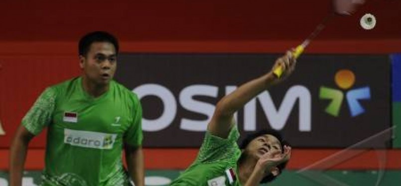 Ganda putra Indonesia Markis Kido dan Hendra Setiawan.