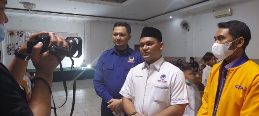Garda Pemuda Nasdem santuni anak yatim piatu di Bekasi, Sabtu (24/4) 