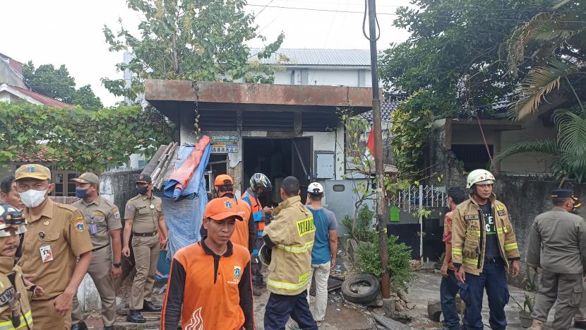 Gardu PLN di Jalan Ketapang, Pasar Minggu, Jakarta Selatan terbakar, Senin (5/9/2022) pukul 13.30 WIB. 