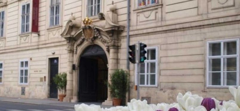 Gedung Akademi Diplomatik Wina (Diplomatische Akademie Wien/DA Wien) di Austria.