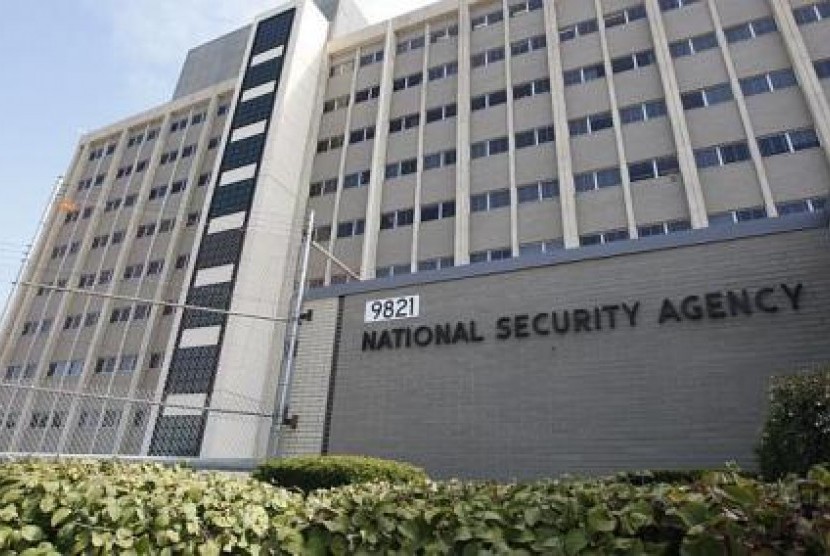 Gedung Badan Keamanan Nasional AS (NSA) di Fort Meade, Maryland, AS.