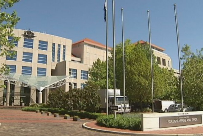 Gedung Departemen Luar Negeri dan Perdagangan Australia (DFAT) di Canberra.