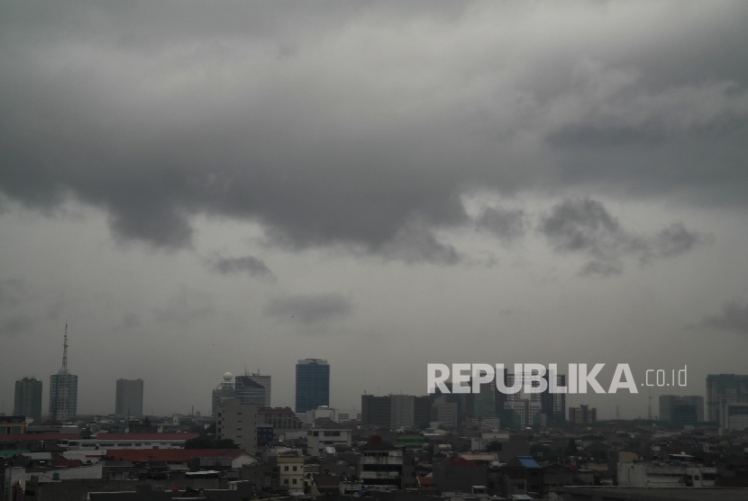 Gedung-gedung di sudut kota Jakarta.