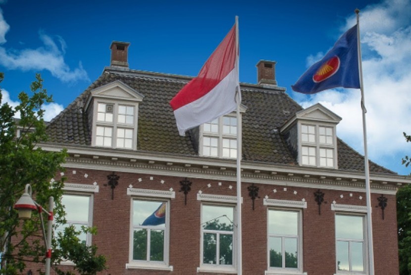 Gedung KBRI di Denhaag Belanda