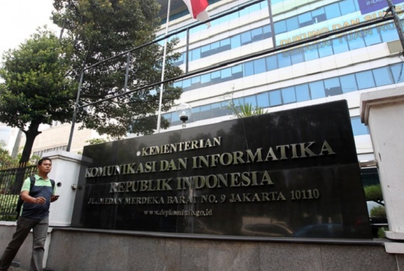 Gedung Kementerian Komunikasi dan Informatika.