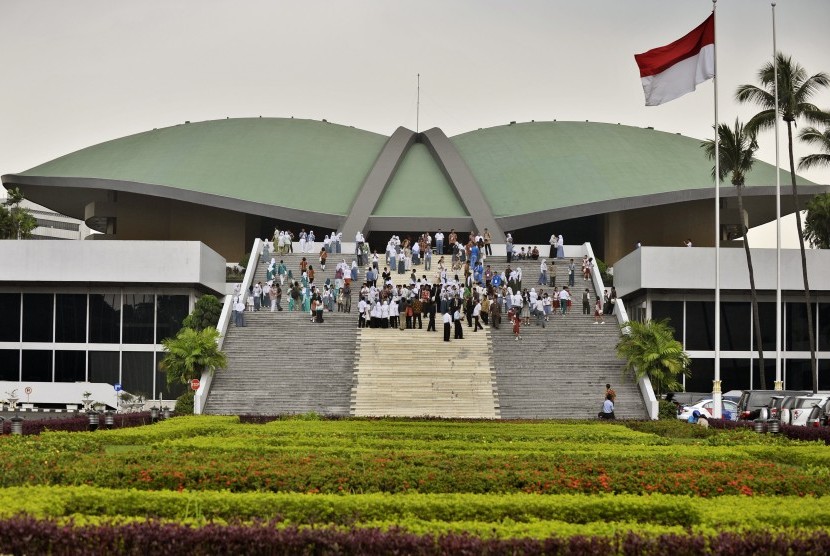 Gedung MPR/DPR/DPD di Kompleks Parlemen Senayan, Jakarta. (ilustrasi) 