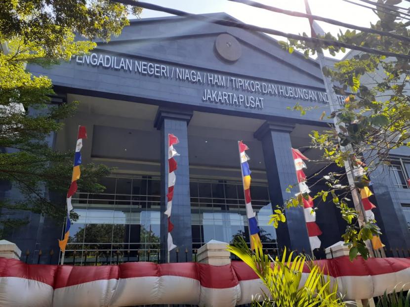 Gedung Pengadilan Negeri Jakarta Pusat di Jalan Bungur Raya, Kemayoran, Selasa (25/8).