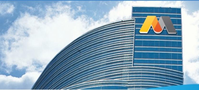 Gedung PT Mega Corpora. PT Mega Corpora mengantongi restu untuk mengakuisisi PT Bank Harda Internasional Tbk. 