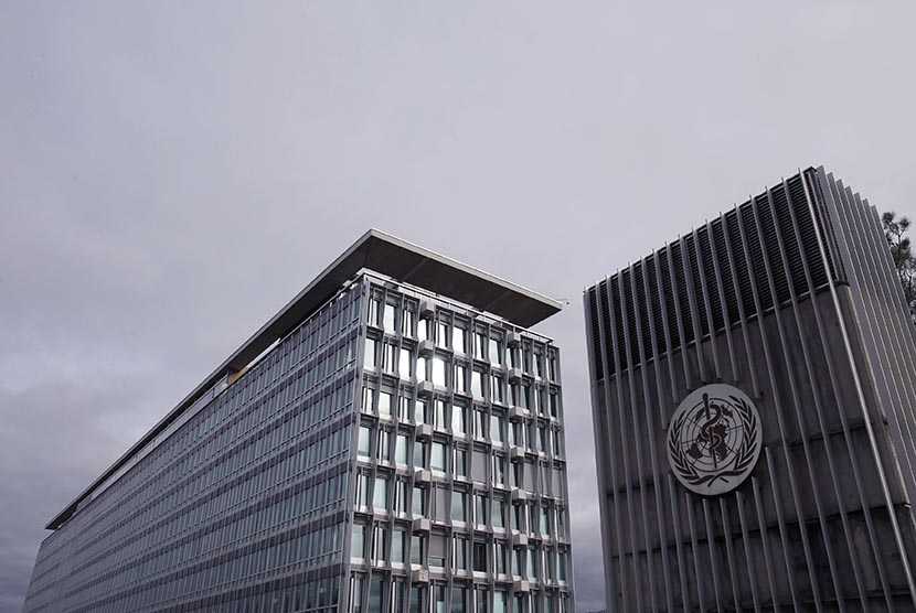 Gedung Pusat Organisasi Kesehatan Dunia (WHO) di Jenewa.