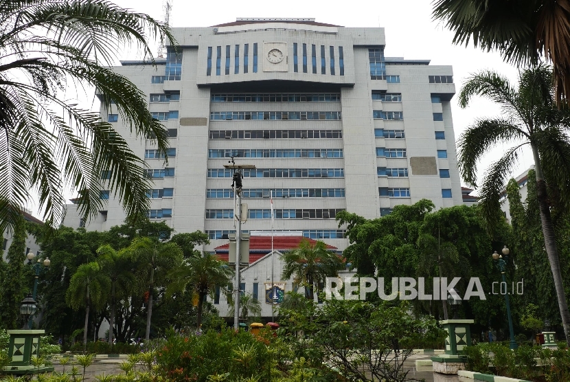 Gedung Wali Kota Jakarta Utara. (Republika / Darmawan)