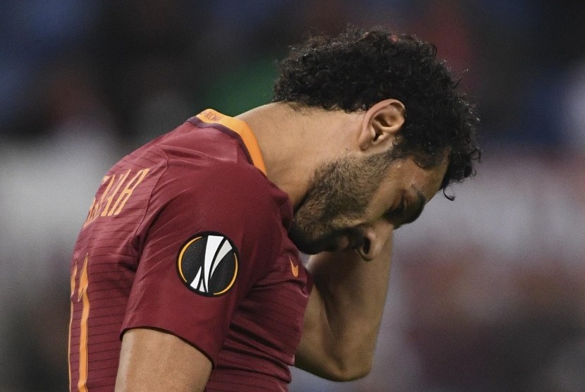 Gelandang AS Roma, Mohamed Salah.