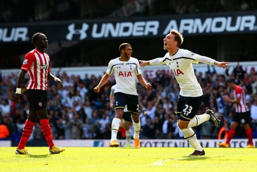 Gelandang Christian Eriksen.