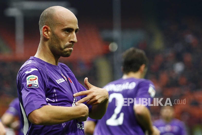 Gelandang Fiorentina, Borja Valero.