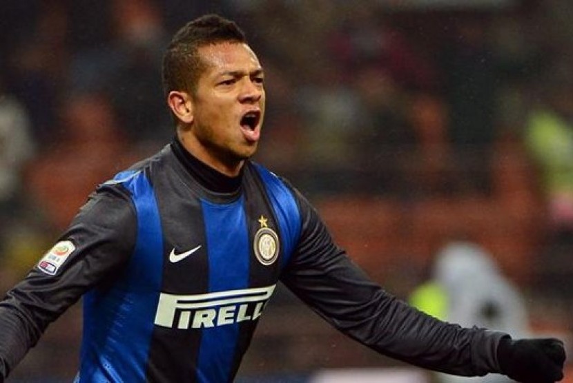 Gelandang Inter Milan, Fredy Guarin.