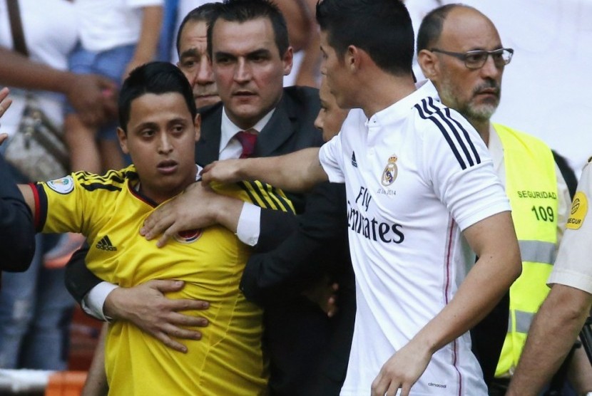 Gelandang James Rodriguez.