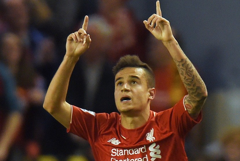 Gelandang Liverpool, Philippe Coutinho.