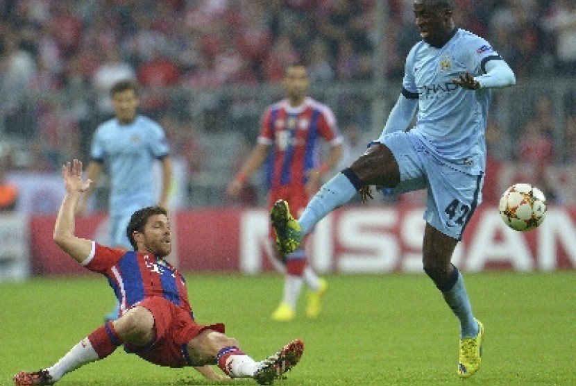 Gelandang Manchester City, Yaya Toure.