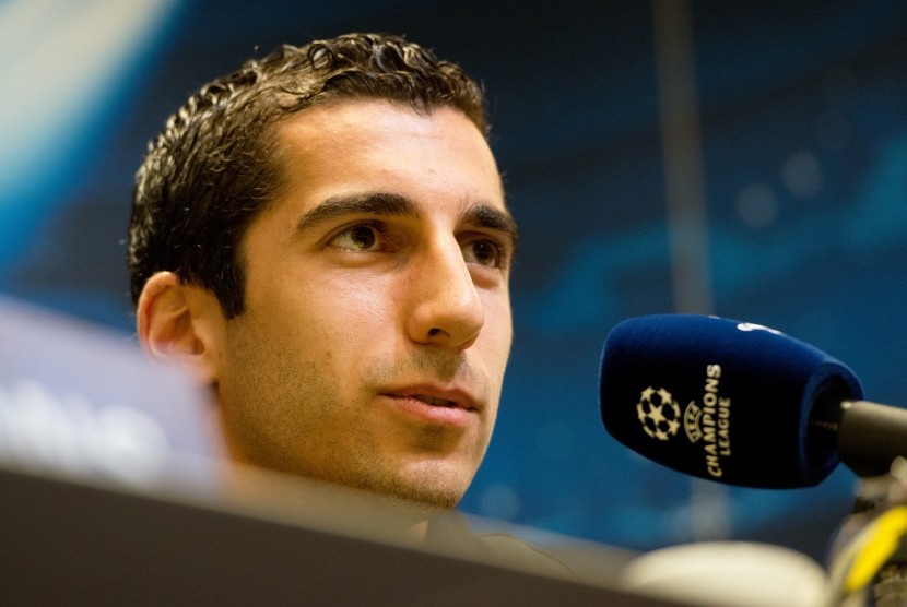 Gelandang Manchester United, Henrikh Mkhitaryan.