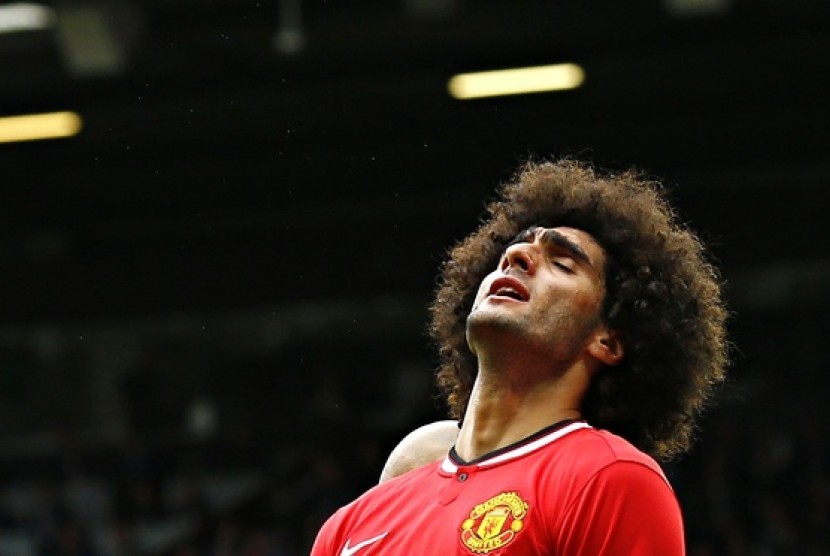 Gelandang Manchester United, Marouane Fellaini.