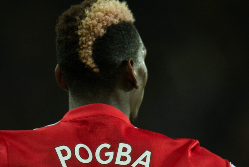 Gelandang Manchester United Paul Pogba. 