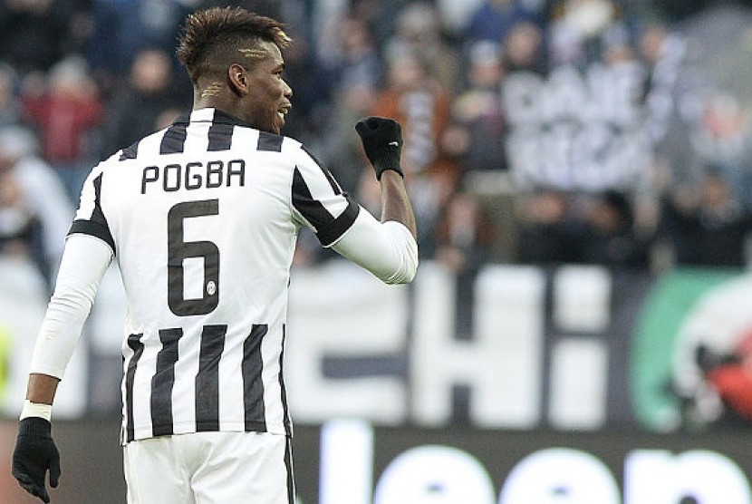 Gelandang Paul Pogba.