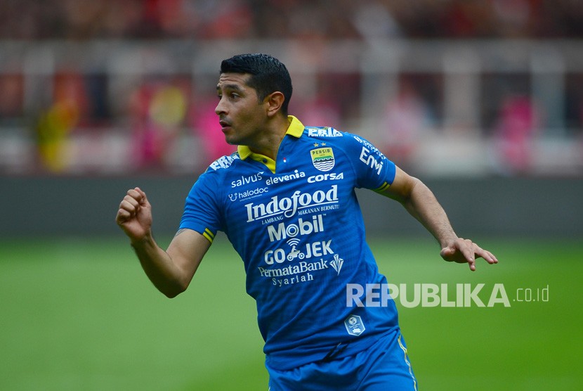 Gelandang Persib Bandung Esteban Vizcarra