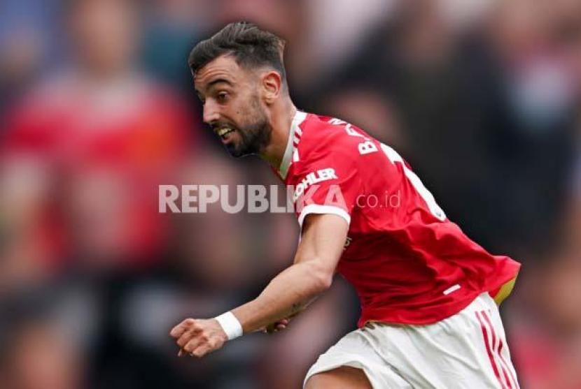 Gelandang Serang Manchester United, Bruno Fernandes.