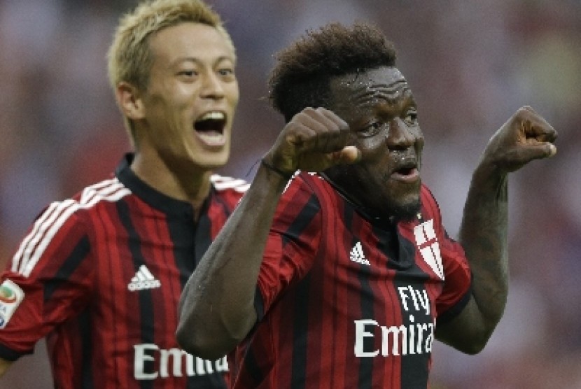 Gelandang Sulley Muntari.