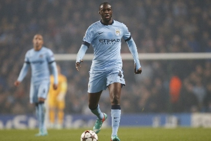 Gelandang Yaya Toure.