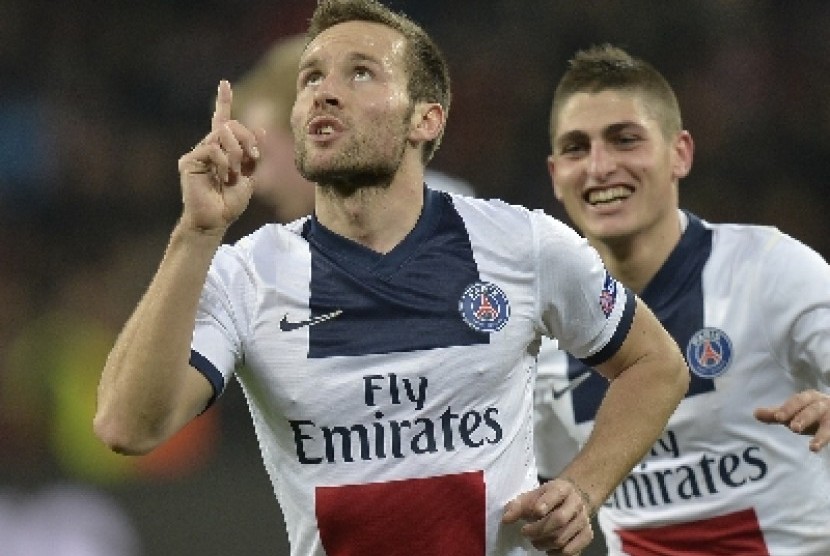 Gelandang Yohan Cabaye.