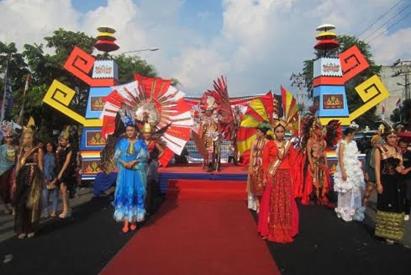 Gelaran festival Krakatau. Ilustrasi
