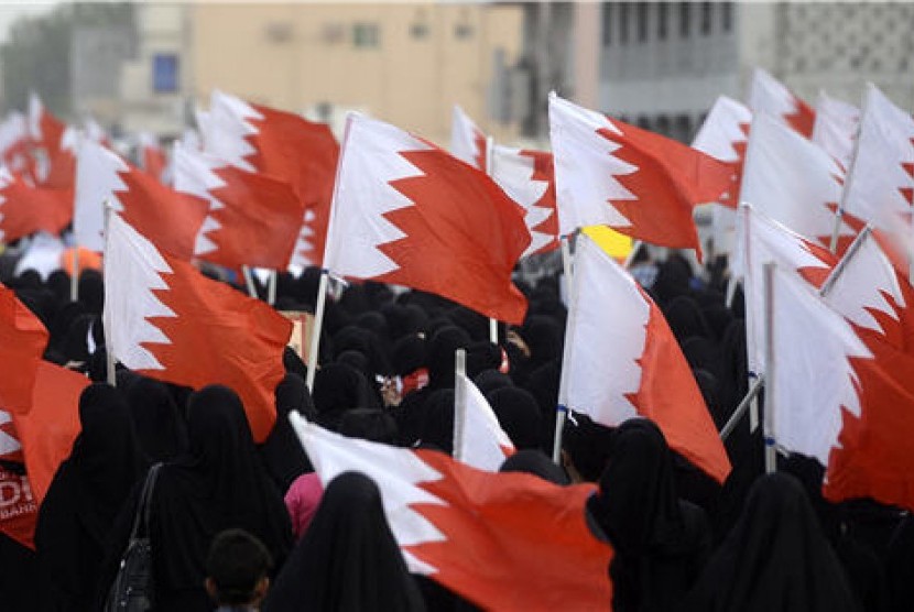 Demonstration in Bahrain. 