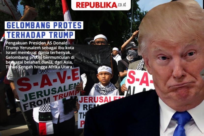 Gelombang protes terhadap trump