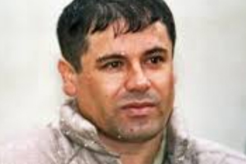 Gembong narkoba Meksiko, Joaquin 'El Chapo' Guzman.