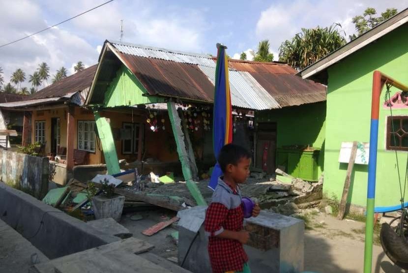 Damaged caused by earthquake and tsunami that hit Donggala, Central Sulawesi, Saturday (Sept 29).
