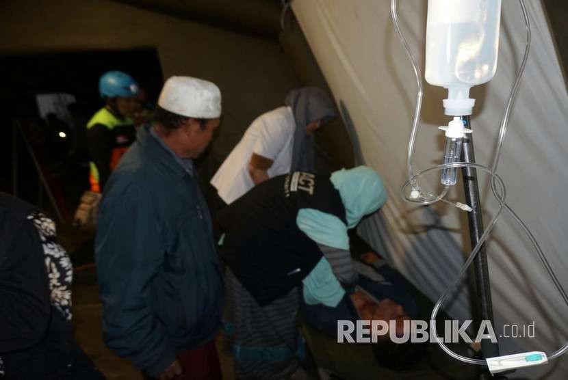 Gempa bumi berkuatan 7 skala richter (SR) kembali terjadi di daerah Lombok, NTB, Ahad (5/8) pukul 18:46.