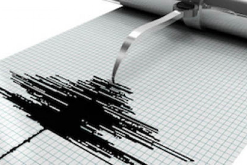 Pusat gempa berada di 107 kilometerbarat daya Pacitan.  Gempa bumi (ilustrasi)