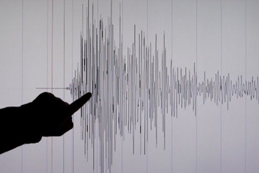 Gempa bumi tektonik terjadi di Pangandaran dan wilayah sekitarnya, Jumat (27/5/2022). Ilustrasi