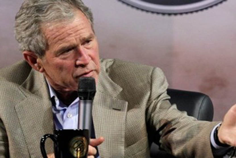 Mantan presiden AS George W. Bush salah menyebut Irak saat mengkritik invasi Rusia ke Ukraina. Ilustrasi.