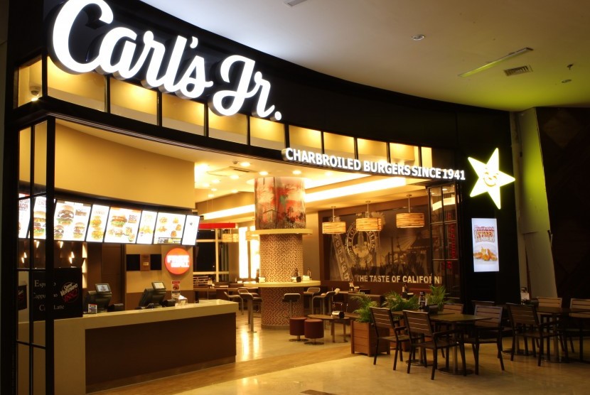 Gerai Carl's Jr di Indonesia
